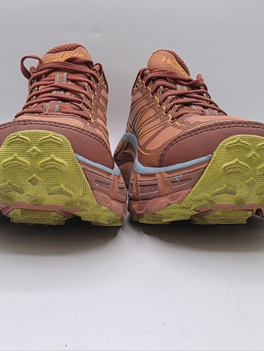 HOKA Mafate Speed 2 Baked Clay Orange Size 9 Sneakers Shoes Running Workout - Picture 10 of 16